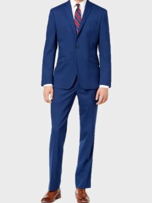 Shop Mens Gentlemen Classic Style Blue Suit