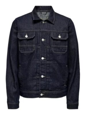 Blue Mens Jeans Denim Jacket