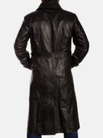 Mens Leather Trench Coat