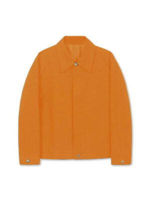 ORANGE Cotton Trucker Jacket