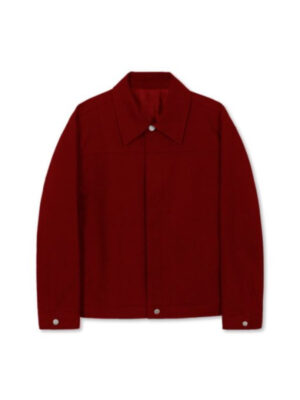 RED Cotton Trucker Jacket