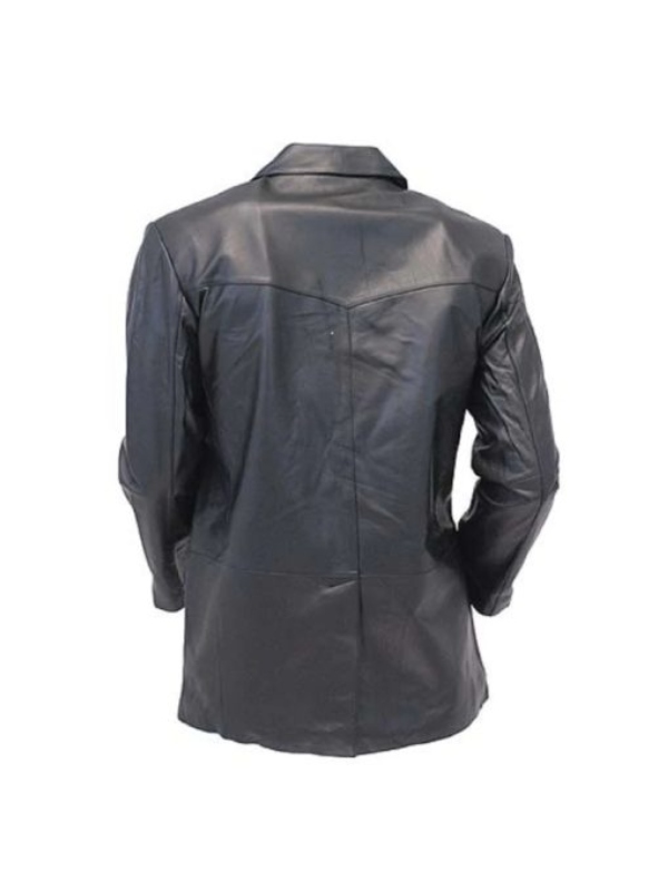 Shop Black Leather Blazer For Men’s