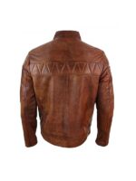 Shop Mens Vintage Classic Brown Biker Leather Jacket