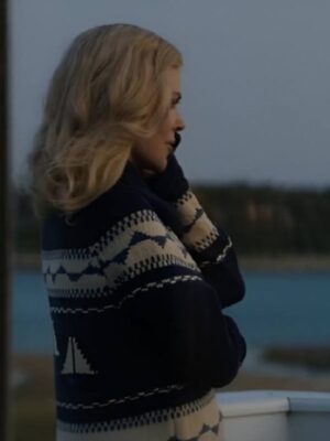 The Perfect Couple Nicole Kidman Sailboat Cardigan