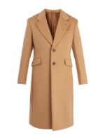 American Psycho 2000 Patrick Bateman Wool Beige Trench Coat