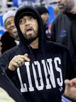 Black Eminem Lions Hoodie