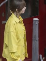 Emily Cooper Emily In Paris S04 Lily Collins Yellow Oversized Jacket