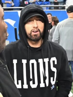 Black Eminem Lions Black Hoodie