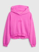 Shop Gap Arch Logo Cropped Hoodie