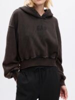 Gap Arch Logo Cropped Hoodie