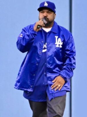 Los Angeles Dodgers Ice Cube Blue Jacket