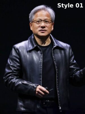 Jensen Huang Leather Jacket