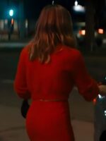 Kristen Bell Nobody Wants This 2024 Red Cardigan