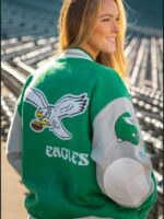 90s Philadelphia Eagles Letterman Jacket On Sale