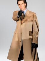 Patrick Bateman Trench Coat Beige