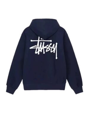 Stussy Basic Unisex Blue Hoodie