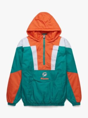 HOMAGE X Starter Dolphins Half-zipup Pulllover Jacket