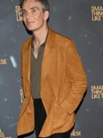 Bill Furlong Small Things Like These 2024 Cillian Murphy Premiere Brown Blazer