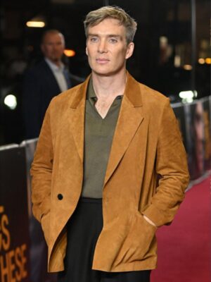 Small Things Like These 2024 Cillian Murphy Suede Blazer