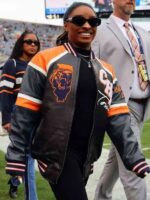 Simone Biles Chicago Bears Jacket