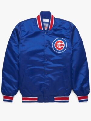 Unisex - Chicago Cubs Satin Bomber Varsity Jacket