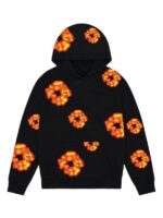 Denim Tears Hoodie black and orange