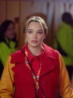 Alana Higman Movie Holiday Touchdown A Chiefs Love Story 2024 Hunter King Coat