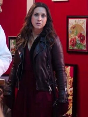 2024 Hot Frosty Lacey Chabert Black Jacket