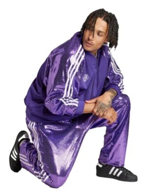 Korn X Purple Sequin Tracksuit For Unisex