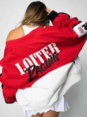 Shop Loiter Racing Varsity Jacket