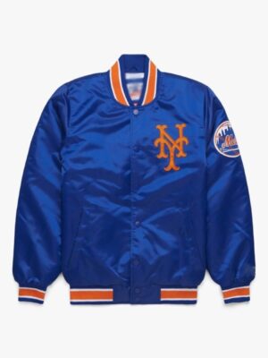 Recreated - HOMAGE X Starter New York Mets Starter Satin Bomber Jacket