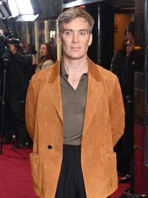 Bill Furlong Small Things Like These Cillian Murphy Premiere Brown Blazer