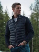 Justin Hartley Tracker Season 01 Colter Shaw Black Jacket