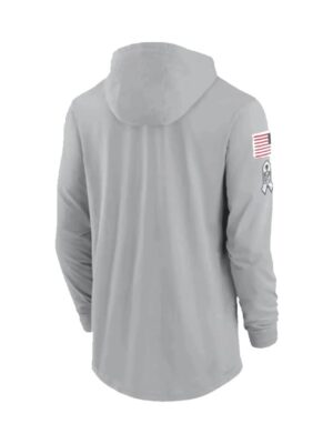 2024 Salute to Service Chicago Bears Pull-Over Hoodie