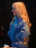 A Nonsense Christmas with Sabrina Carpenter 2024 Sabrina Carpenter Blue Sweater