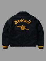 Arsenal x Aries Black Wool Bomber Jacket