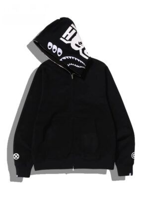 Shop BAPE Bounty Hunter Full-Zipper Hoodie