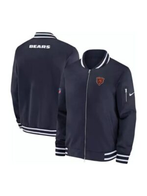 Chicago Bears Sideline Coaches Bomber Jacket