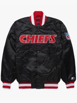 Kansas City Chiefs Satin Bomber Jacket