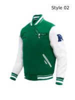 Men and Women Philadelphia Eagles Retro Varsity Jacket