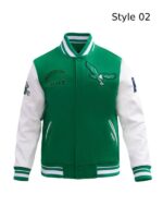 Men and Women Philadelphia Retro Classic Wool Varsity Jacket