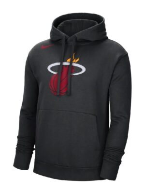 Mens and Womens Miami HEAT Essential Fleece Pullover Hoodie