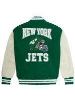 Ovo Green New York Jet Varsity Jacket