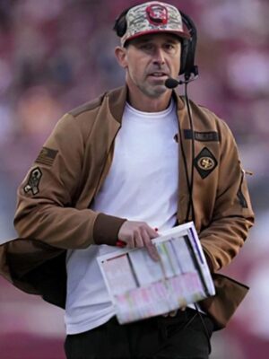 San Francisco 49ers Salute To Service Brown Bomber Jacket