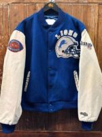 Shaboozey Thanksgiving Halftime Show Lions Varsity Jacket