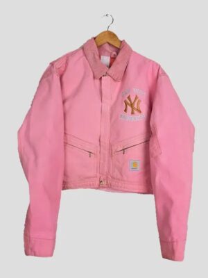 Recreated - Vintage Carhartt x NY Yankees Cropped Jacket For Womens