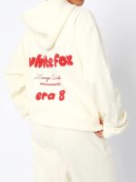 White Fox With Love Always Light Pnk Hoodie