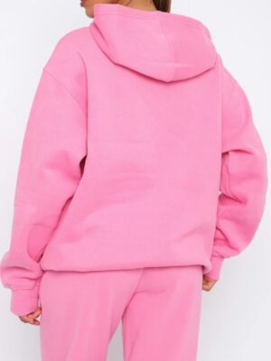 White Fox Future Forward Pink Hoodie