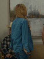 Ainsley Norris TV Series Landman Michelle Randolph Denim Shirt