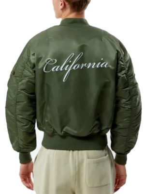 Alpha Industries CA MA-1 Bomber Green Jacket